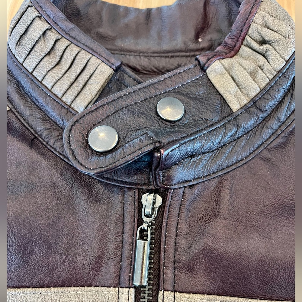 Joe’s Jeans / Vintage Leather Moto Jkt / Medium - Picture 5 of 11